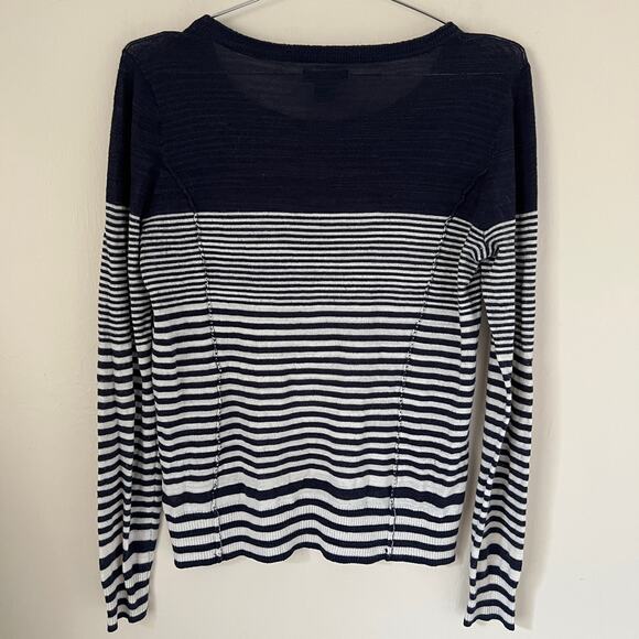 Lucky Brand Live In Love Striped Sweater Size S - Picture 3 of 6
